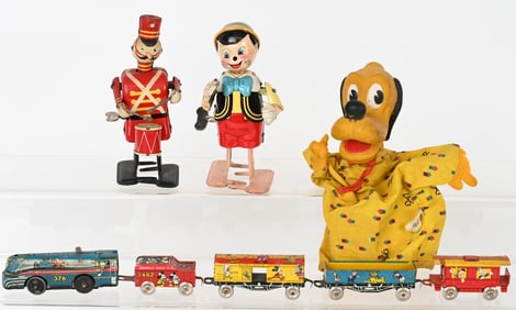 VINTAGE DISNEY TOY LOT, LINEMAR & MORE