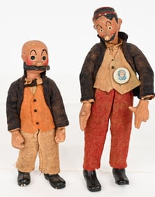 BOUCHER MUTT & JEFF JOINTED FLEX FIGURES