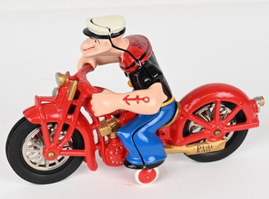 PRIDE LINES HUBLEY POPEYE ON MOTORCYCLE