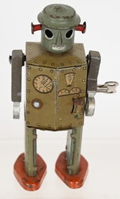 JAPAN TIN WINDUP ATOMIC ROBOT MAN