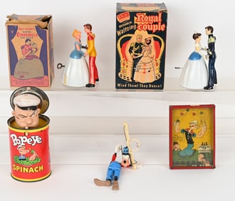 VINTAGE CHARACTER TOY LOT