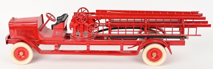 KINGSBURY PRESSED STEEL AERIAL LADDER TRUCK