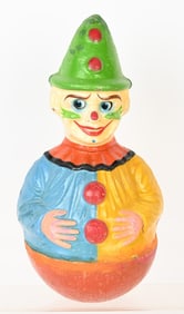 LARGE ANTIQUE SCHOENHUT ROLY POLY CLOWN