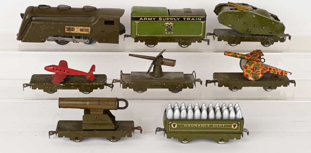 MARX ARMY SUPPLY ELECTRIC TRAIN SET (1 of 3)