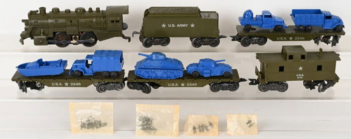 MARX ARMY ELECTRIC TRAIN SET