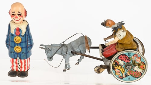 2- GERMAN TIN WINDUP TOYS