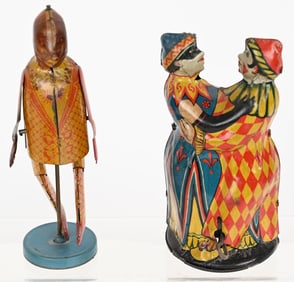 2- TIN WINDUP TOYS, GERMAN & LINDSTROM