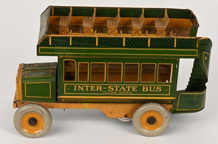 STRAUSS TIN WINDUP INTER-STATE BUS
