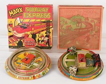 MARX HONEYMOON EXPRESS & SUBWAY EXPRESS w/ BOXES