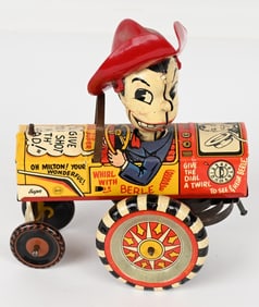 MARX TIN WINDUP MILTON BERLE CRAZY CAR