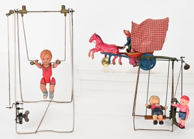 3- JAPAN CELLULOID WINDUP TOYS