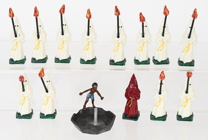 KU KLUX KLAN LEAD FIGURE SET
