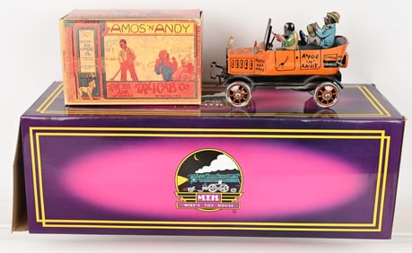 MTH TIN WINDUP AMOS & ANDY FRESH AIR TAXI w/ BOX