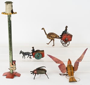 5- EARLY LEHMANN TIN TOYS