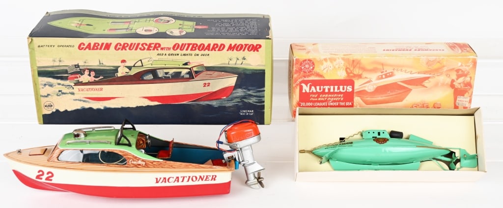 LINEMAR CABIN CRUISER & SUTCILFFE NAUTILUS SUB (1 of 6)