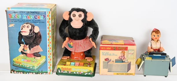 JAPAN DANCING MERRY CHIMP & THE TYPIST w/ BOXES