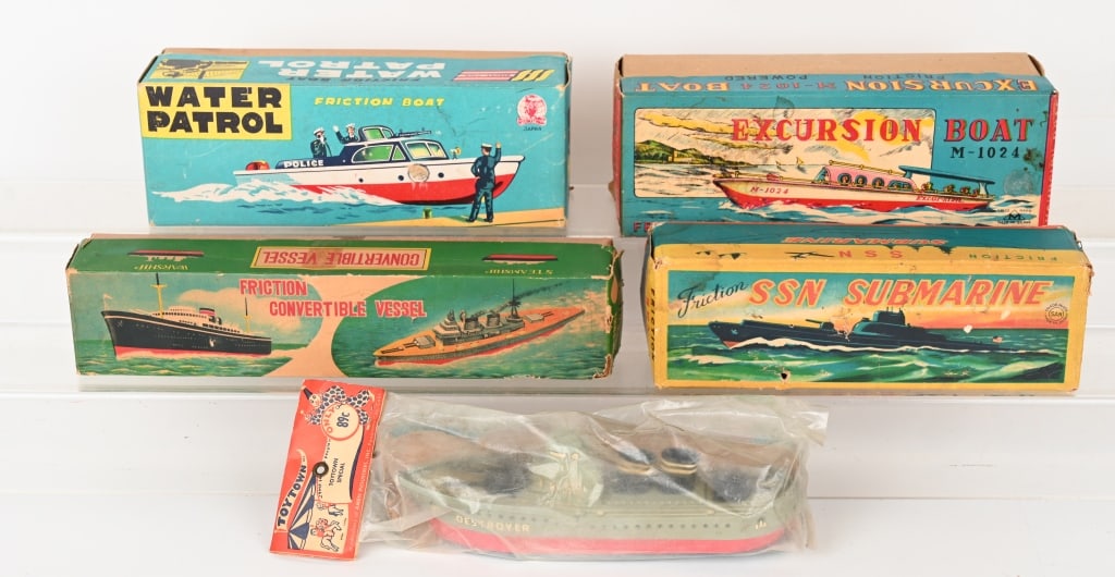 5- JAPAN SHIPS & SUBMARINE w/ BOXES (1 of 5)