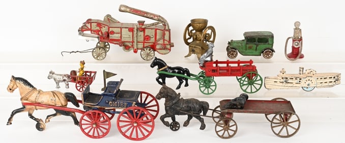 CAST IRON TOY LOT