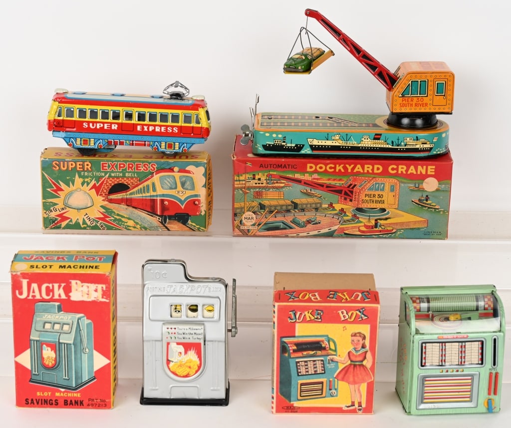 4- JAPAN TIN TOYS w/ BOXES (1 of 3)