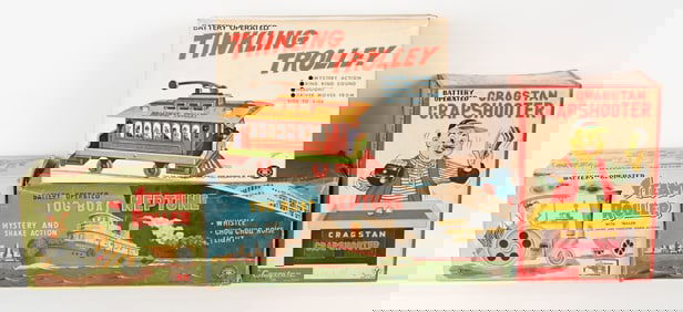 3- JAPAN BATTERY OP TOYS w/ BOXES