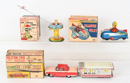 3- JAPAN TIN TRANSPORTATION TOYS