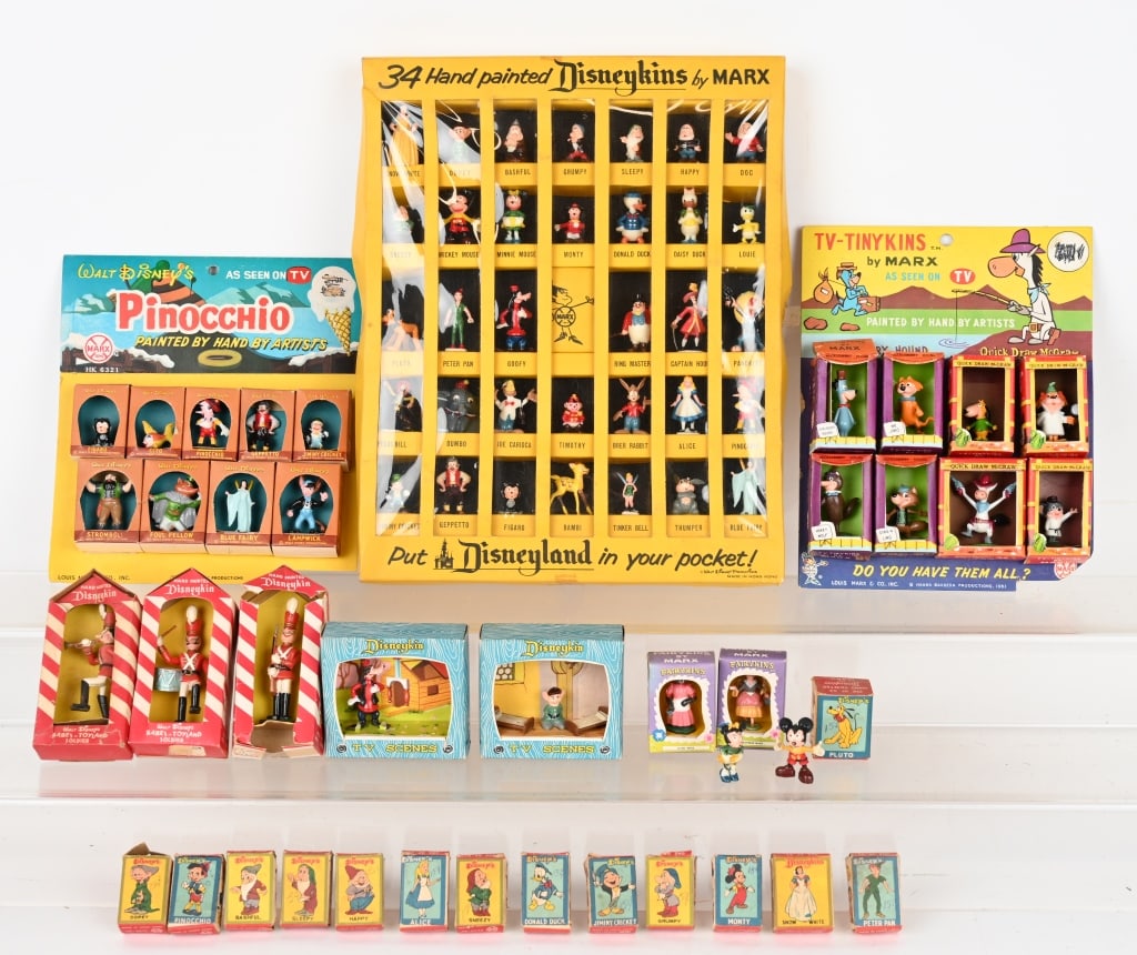 HUGE LOT OF MARX DISNEYKINS & MORE (1 of 8)