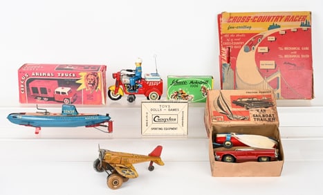LOT OF TRANSPORTATION TOYS