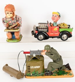 3- JAPAN BATTERY OP TOYS