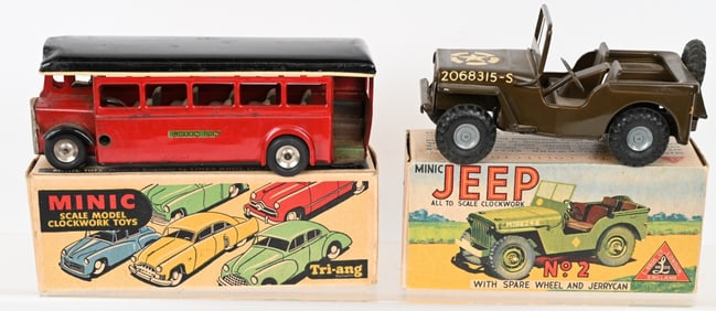 3- MINIC AUTOMOBILES w/ BOXES