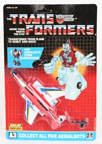 1986 HASBRO TRANSFORMERS AERIALBOT FIREFLIGHT MOC