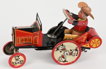 MARX TIN WINDUP WHOOPIE CAR