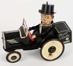 MARX TIN WINDUP CHARLIE MCCARTHY CAR