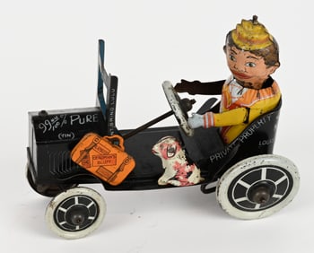 MARX TIN WINDUP FUNNY FLIVER