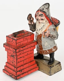 SHEPARD SANTA CLAUS AT CHIMNEY MECHANICAL BANK