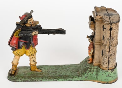 J&E STEVENS WILLIAM TELL MECHANICAL BANK