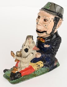 J&E STEVENS PADDY & PIG MECHANICAL BANK