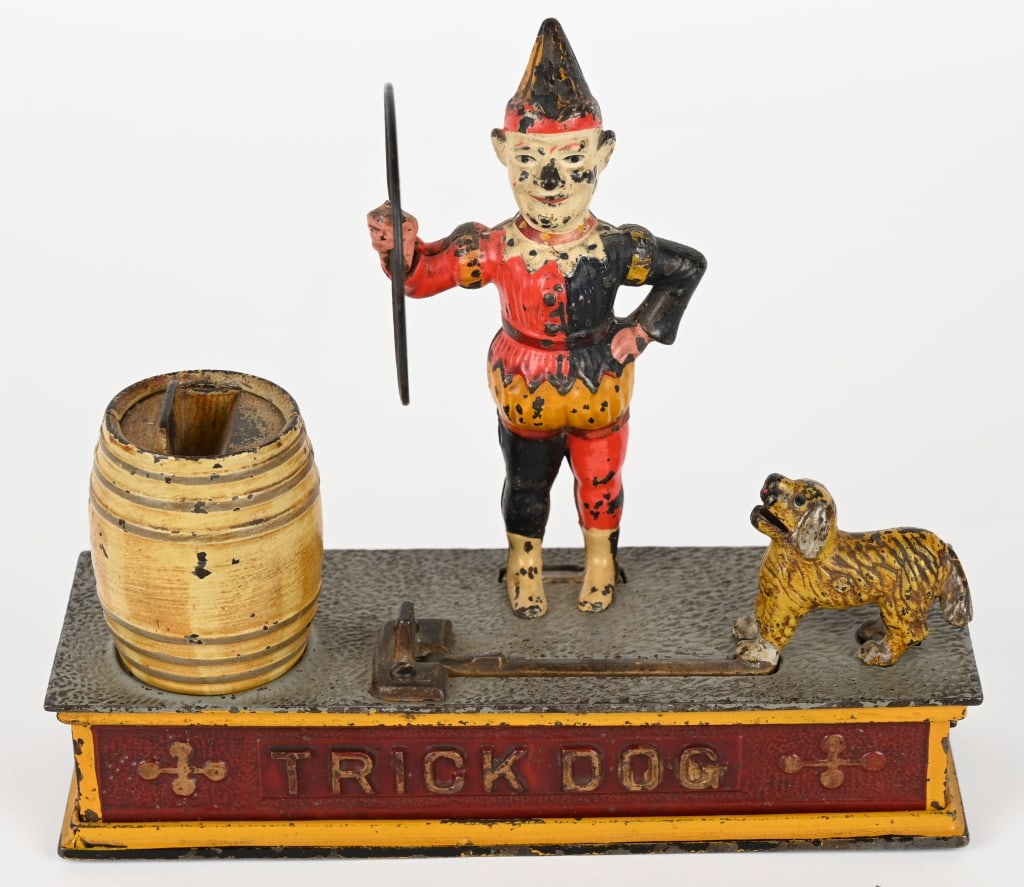 SHEPARD TRICK DOG MECHANICAL BANK (1 of 5)