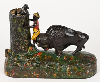 KYSER & REX BUTTING BUFFALO MECHANICAL BANK