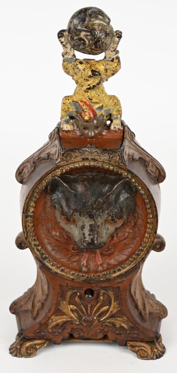 J&E STEVENS CAT AND MOUSE MECHANICAL BANK (1 of 5)