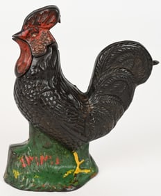 KEYSER & REX ROOSTER MECHANICAL BANK