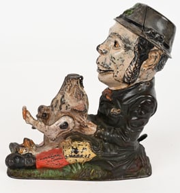 J&E STEVENS PADDY & PIG MECHANICAL BANK