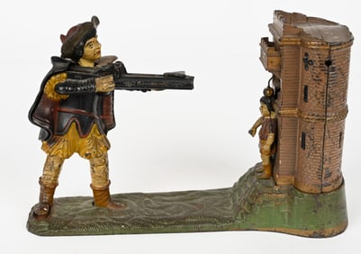 J&E STEVENS WILLIAM TELL MECHANICAL BANK