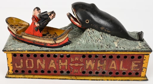 SHEPARD JONAH AND THE WHALE MECHANICAL BANK