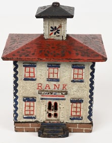 J&E STEVENS LARGE CUPOLA STILL BANK