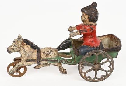 GONG BELL HORSE DRAWN CART BELL TOY