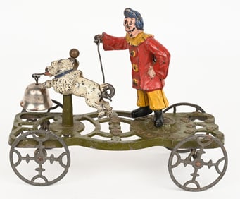 GONG BELL POODLE DOG BELL RINGER TOY