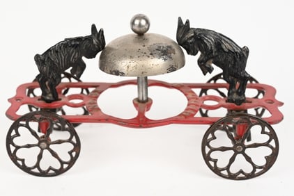GONG BELL CAST IRON BILLY GOAT BELL TOY