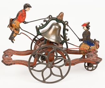 GONG BELL CAST IRON SEE SAW BELL TOY