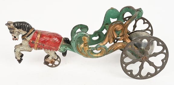 J&E STEVENS CINDERELLA CHARIOT BELL TOY