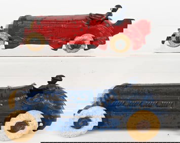 2- CAST IRON RACE CARS A.C. WILLIAMS & CHAMPION